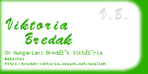 viktoria bredak business card
